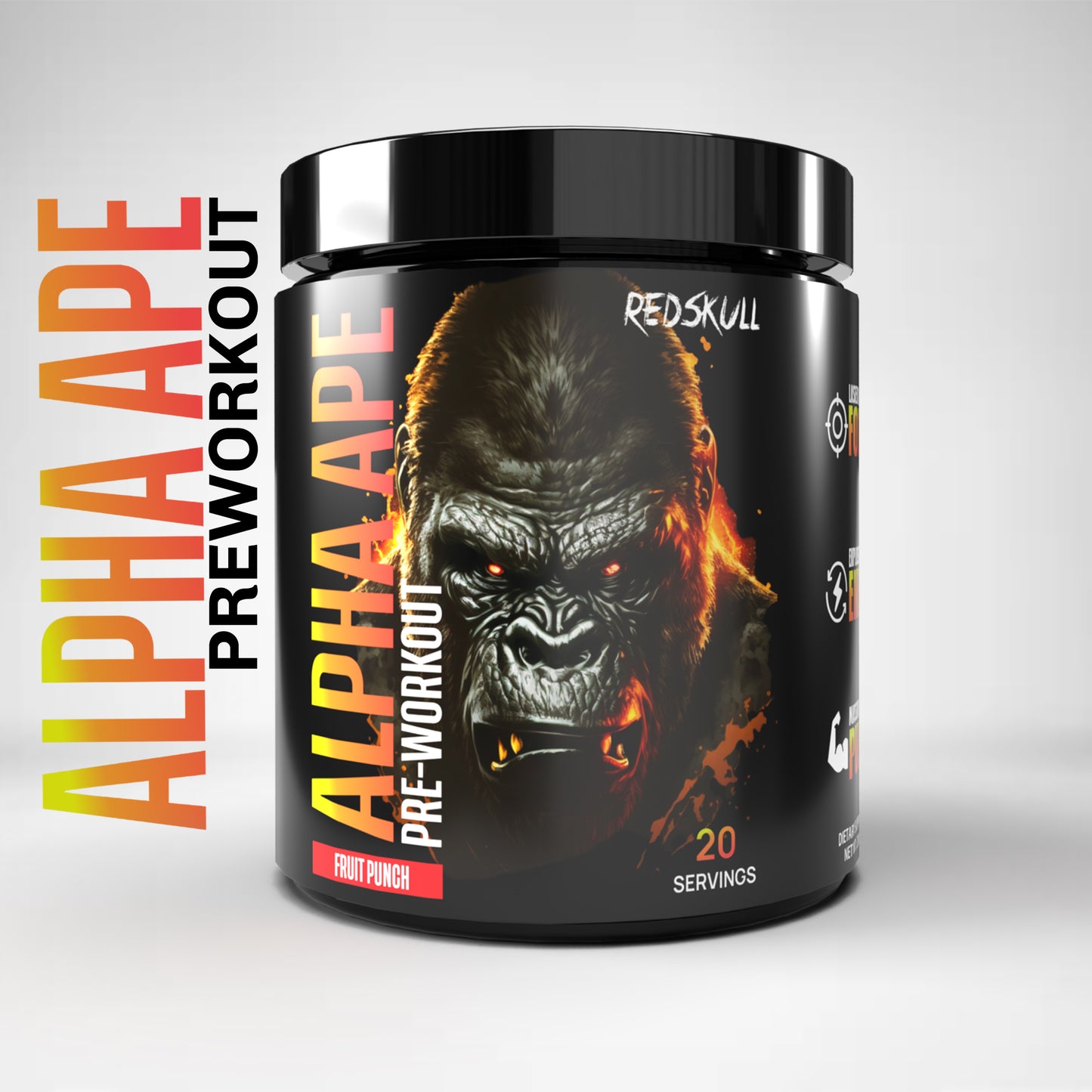 Redskull Alpha Ape Preworkout For Beginner to Intermediate