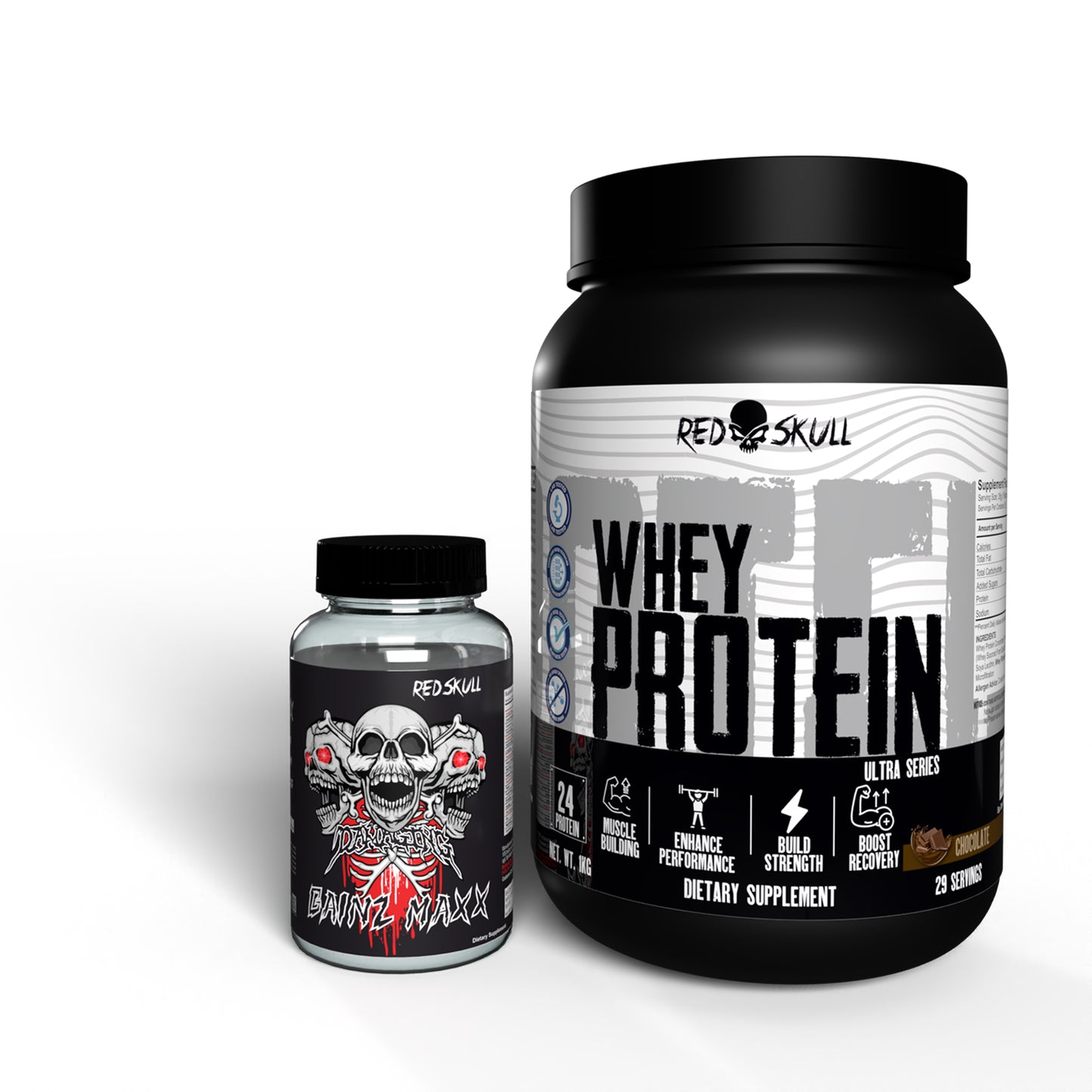 Ultra Gaining Stack(Whey Protein 1kg+Gaining Capsule)