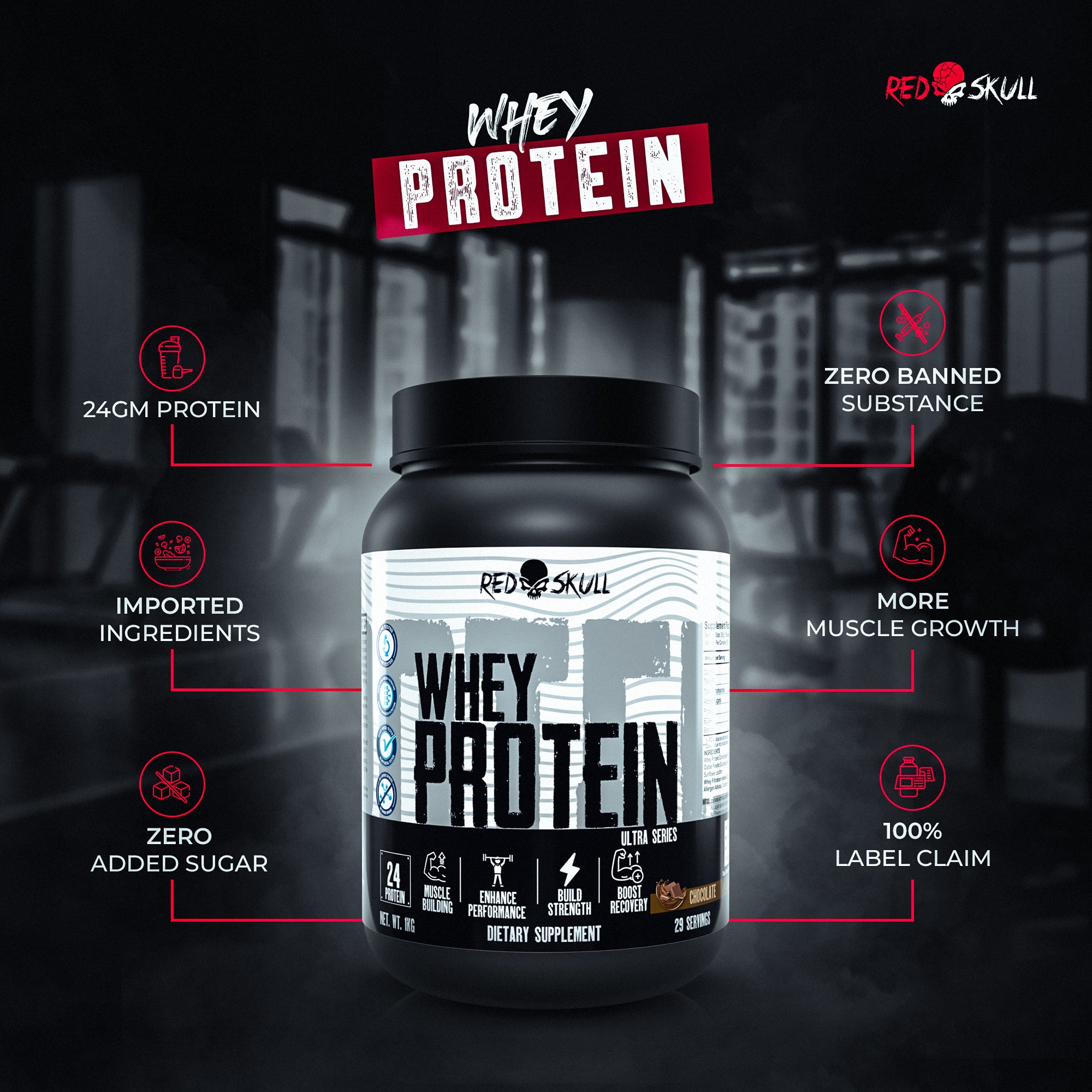 Redskull Whey Protein Ultra Series