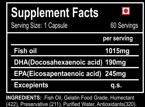 Redskull Preworkout and Fish oil Omega-3 Combo