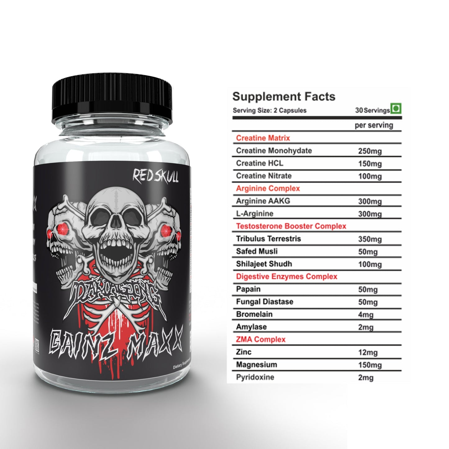 Ultra Gaining Stack (Gaining Capsule + Testo-X)